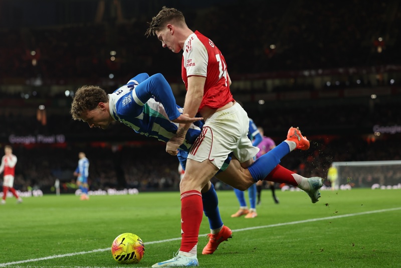 Arsenal 2-1 Brighton: Resultado, goles y estadísticas