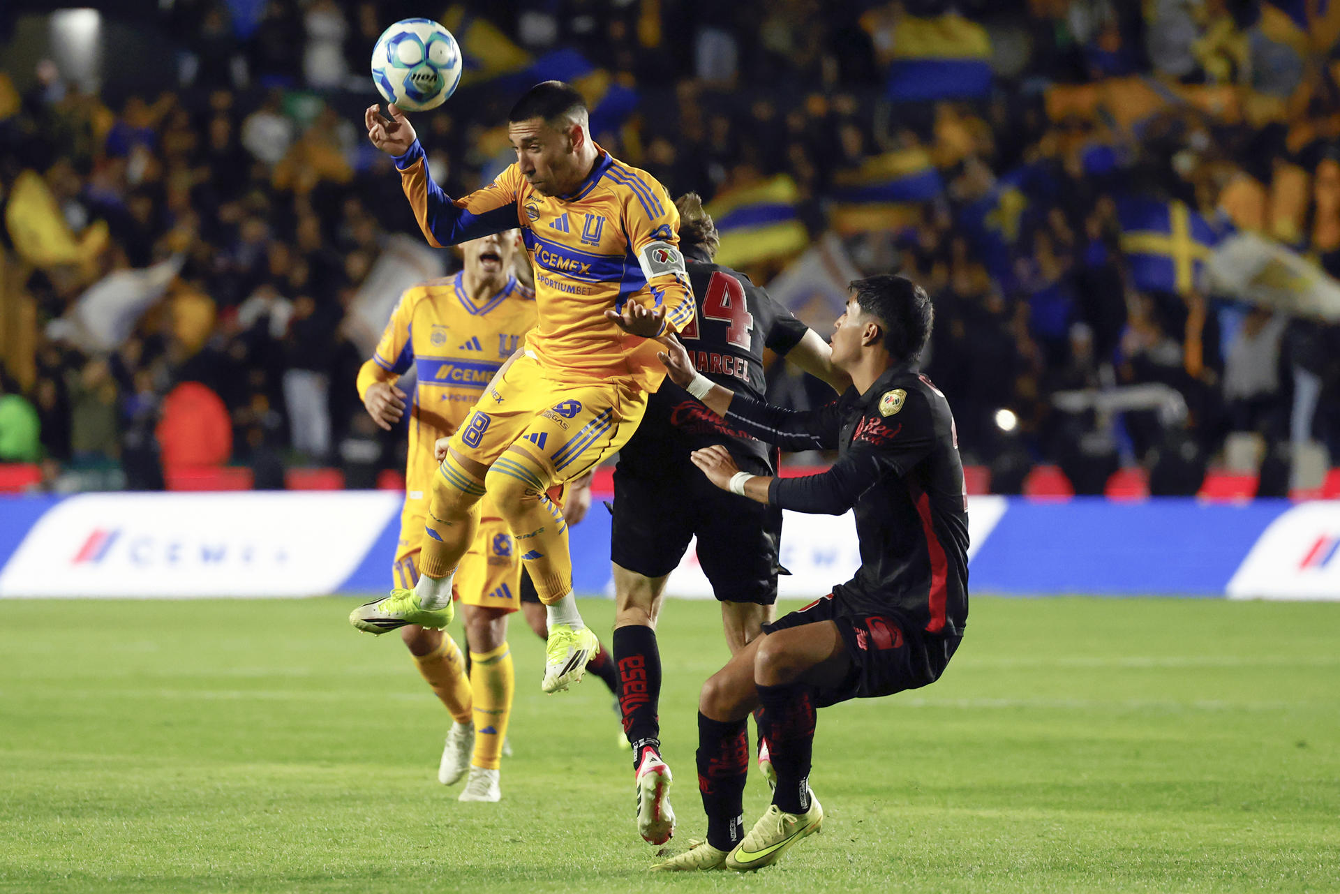 La Fiebre del Fútbol: Tigres de la UANL arrebatan la punta al Reducto Tolomenco con contundente victoria en el Estadio Universitario.